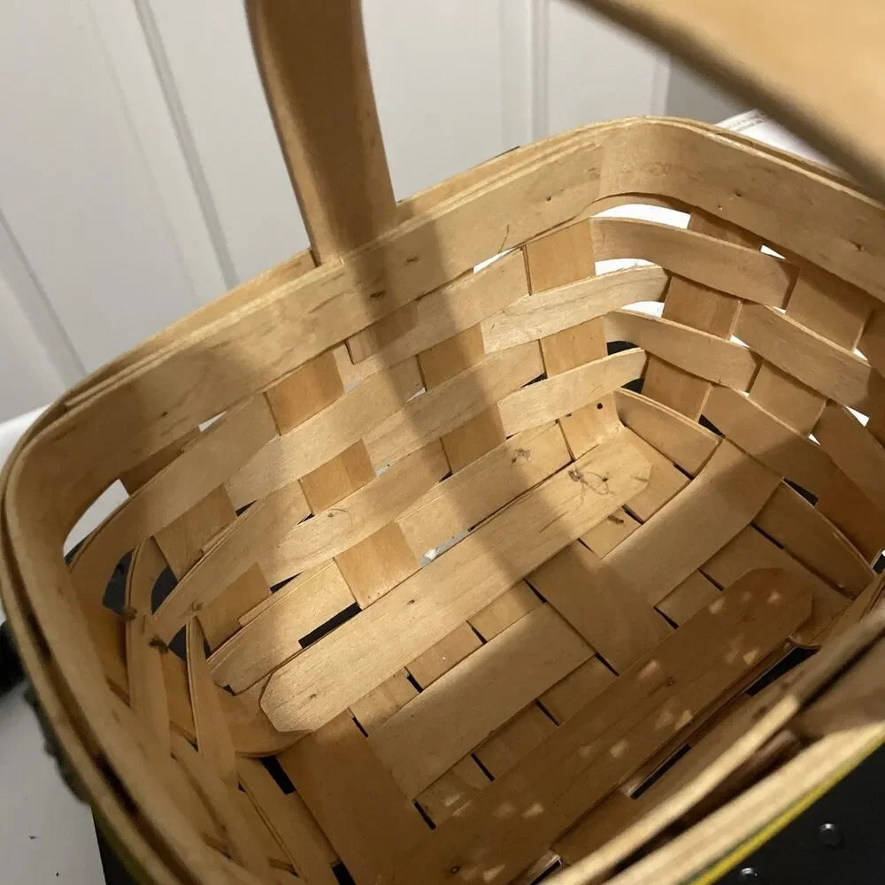 Flaw John Deere Small Longaberger Tractor Basket Handle Flaw